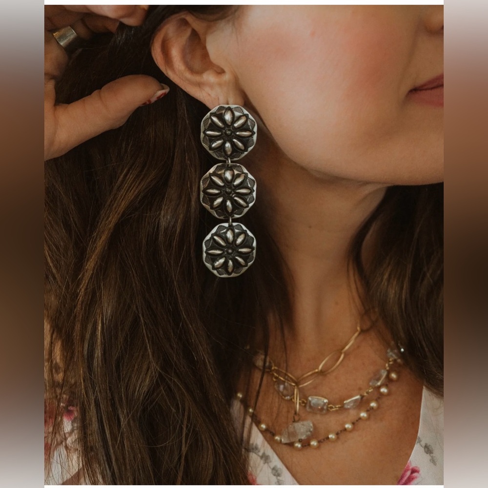 Goldie Lew Concho Earrings